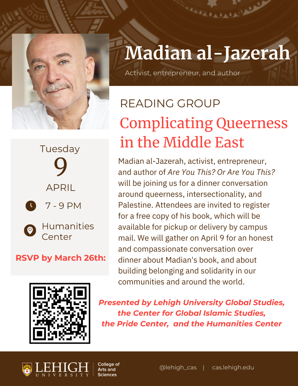 Madian al-Jazerah Reading Group Flier