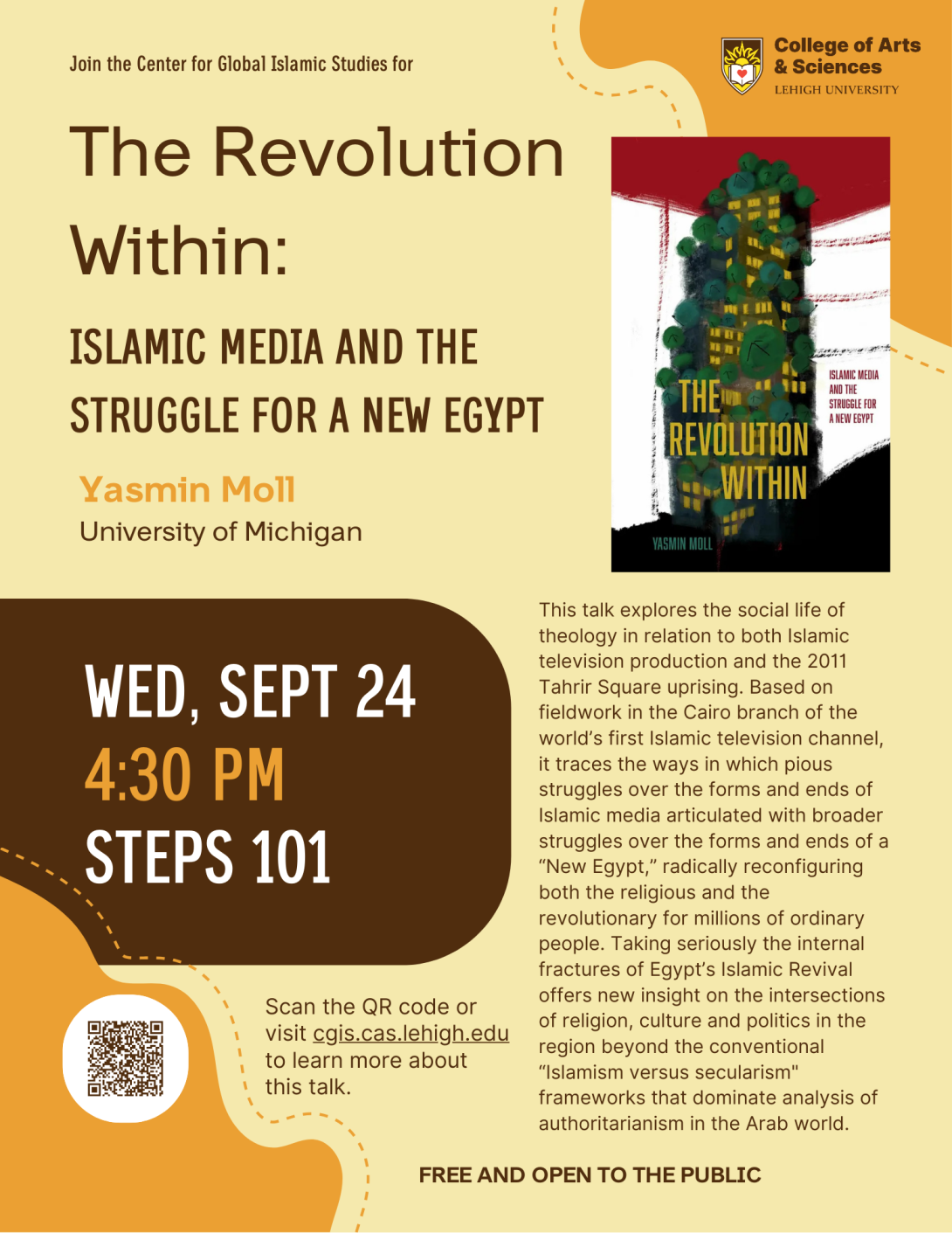 Yasmin Moll Public Talk Flyer 2025