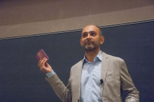 Mohsin Hamid speaking about globalization and how it relates to his life and work - Lehigh University